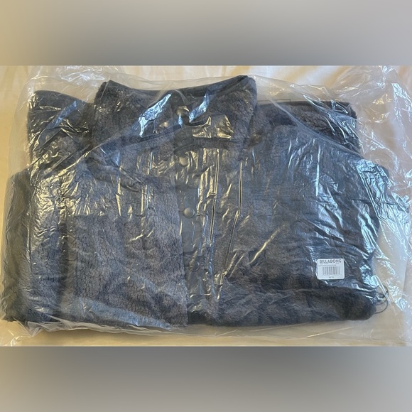 Billabong Switchback Pullover Womens Half-Snap Jacket - Charcoal NWT - Picture 8 of 11
